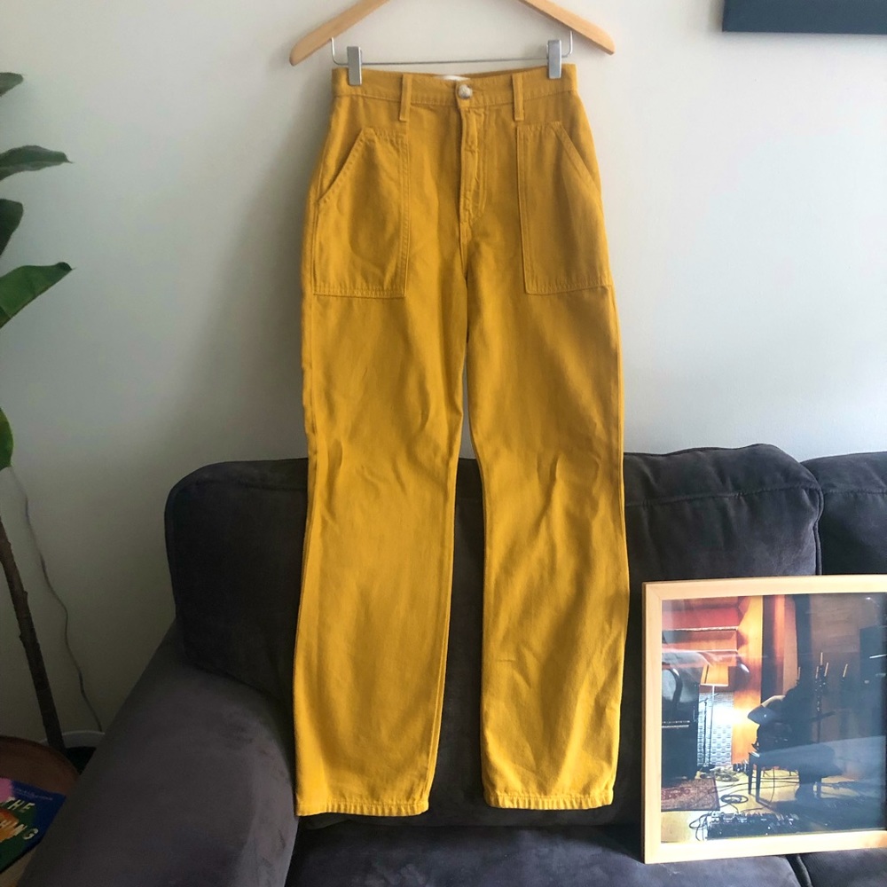 Reformation Taylor jeans in Dijon